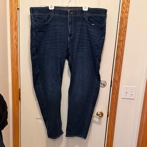 Urban Pipeline Men’s Straight Leg Blue Jeans with Ultra Flex Waistband . 50 x 32
